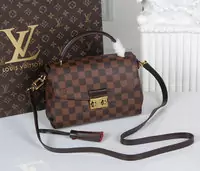 sac a main louis vuitton lv toile marron n41581-23x16x9cm